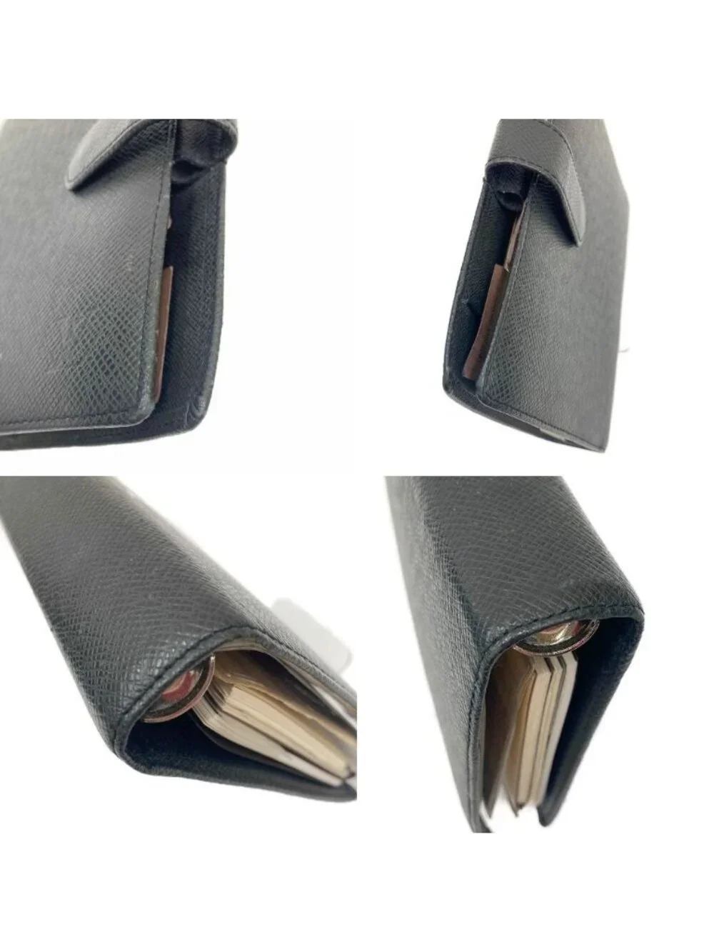 Louis Vuitton Taiga Agenda Notebook Cover Black